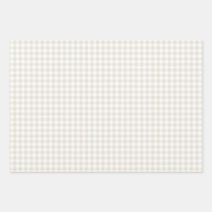 Linen Gingham Wrapping Paper 