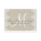 Linen Lace Simple Plain Monogram