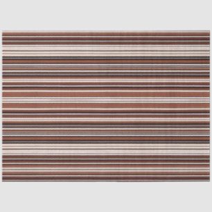 Linen Luxury Modern Brown White Texture Collection Tissue Paper