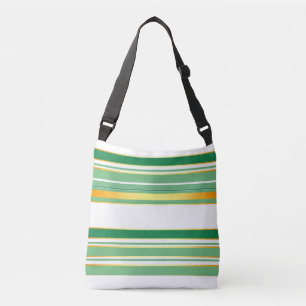 Linen Luxury Popular Green Gold Texture Collection Crossbody Bag