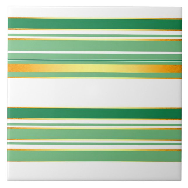 Linen Luxury Popular Green Gold Texture Collection Tile (Front)