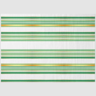 Linen Luxury Popular Green Gold Texture Collection Tissue Paper