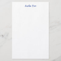 Linen Minimalist Professional Plain Your Name
