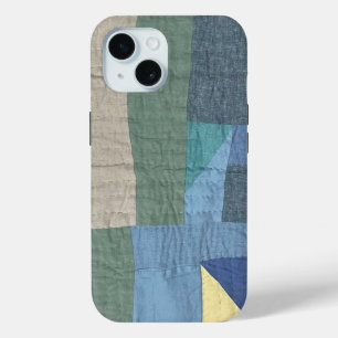 Linen Modern Patchwork Quilt phone case