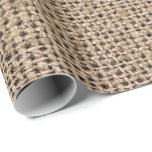 Linen Powder Beige Brown Wedding Bridal Graduate Wrapping Paper<br><div class="desc">Minimal delicate linen texture for many occasions like rustic bridal shower or weddings.</div>