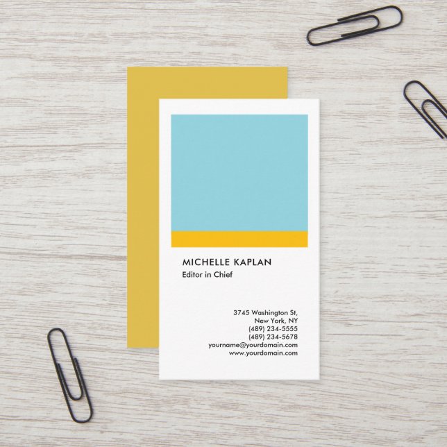 Linen Professional Exclusive Special Unique Business Card (Front/Back In Situ)