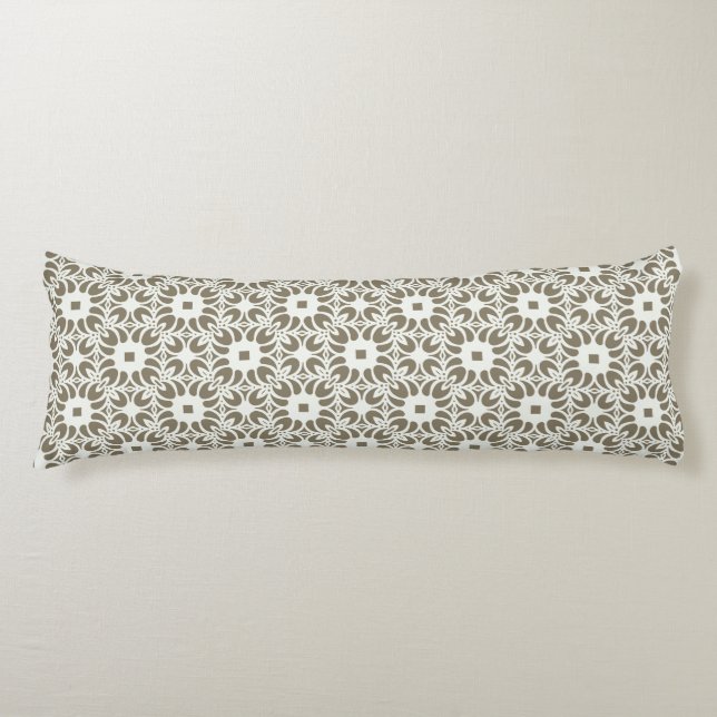 Linen Trellis Body Cushion (Front)