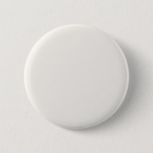 Linen White, Off-White  6 Cm Round Badge