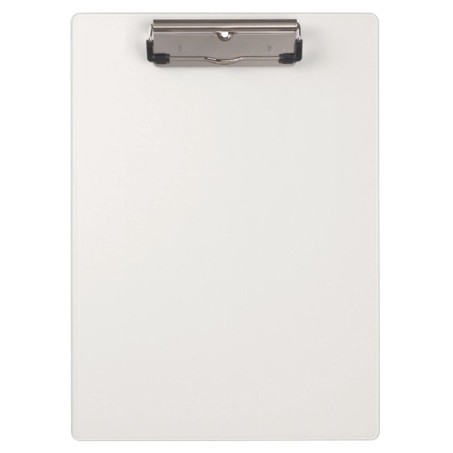 Linen White, Off-White  Clipboard (Front)