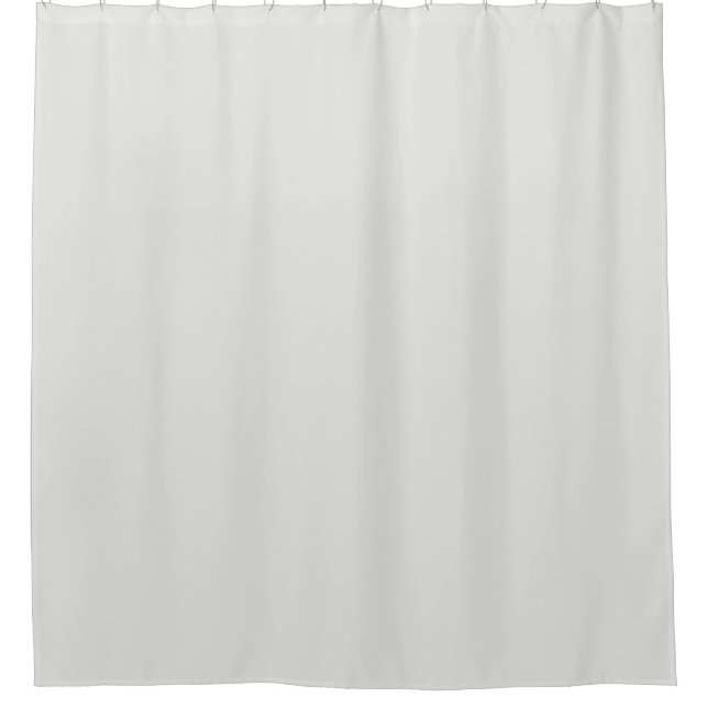 Linen White Solid Colour 2022 Popular Colour - Hue Shower Curtain (Front)