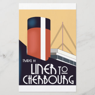 Liner to Cherbourg Stationery
