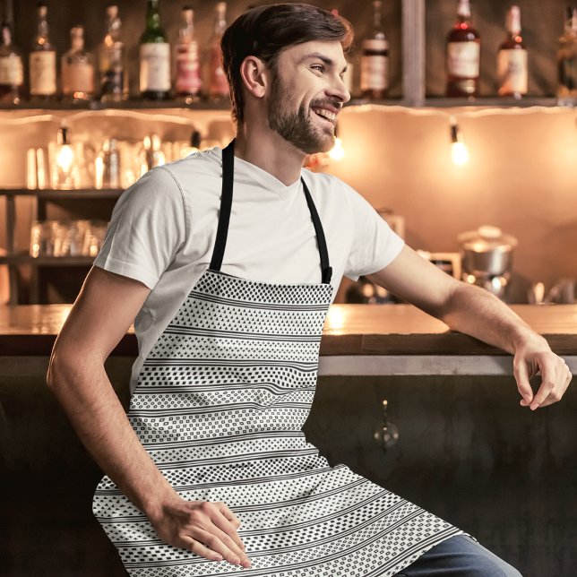 Lines Abstract Apron (Creator Uploaded)