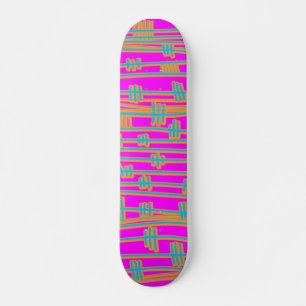 Lines Abstract Skateboard