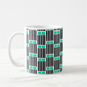 Lines and Boxes Coffee Mug