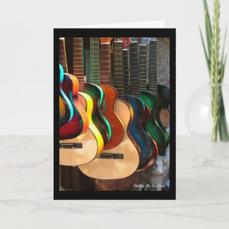 Lines and Curves Guitars Card