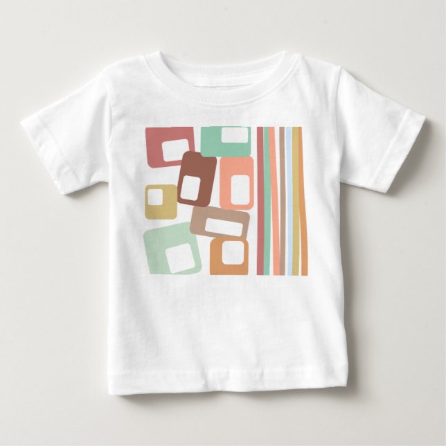 Lines and Rectangles  Baby T-Shirt (Front)
