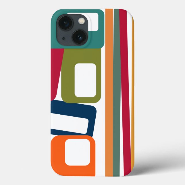 Lines and Rectangles  Case-Mate iPhone Case (Back)