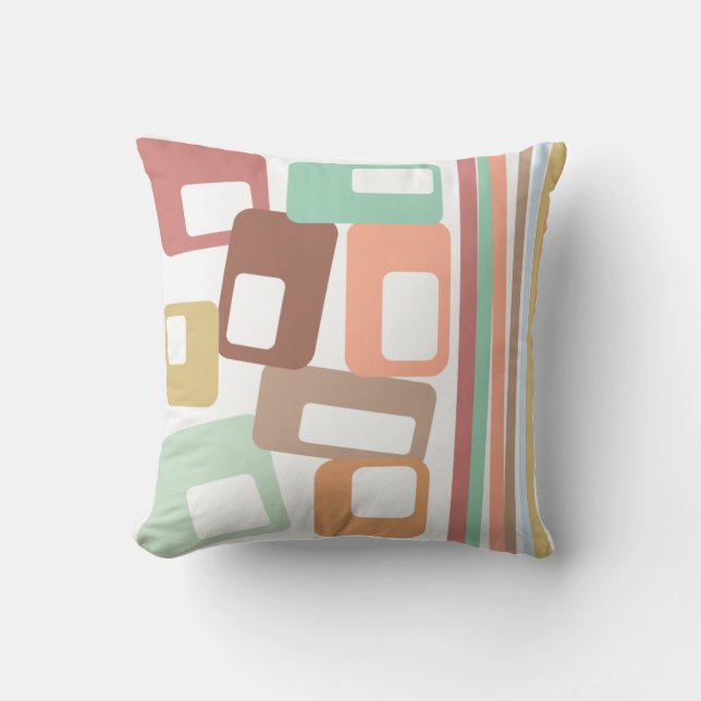 Lines and Rectangles  Cushion (Front)