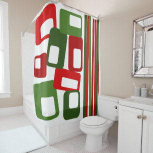 Lines and Rectangles  Shower Curtain