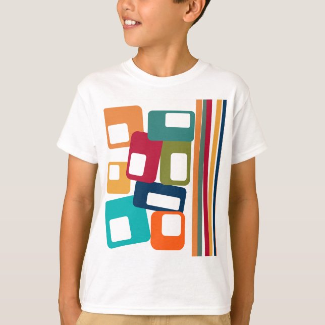 Lines and Rectangles  T-Shirt (Front)