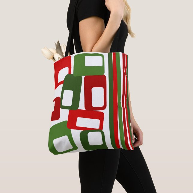Lines and Rectangles  Tote Bag (Close Up)