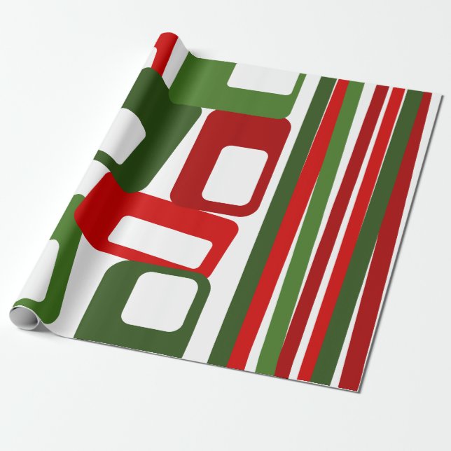 Lines and Rectangles  Wrapping Paper (Unrolled)
