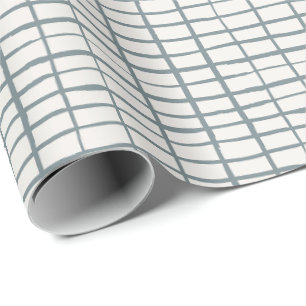 lines chequered simple geometric minimalist wrapping paper