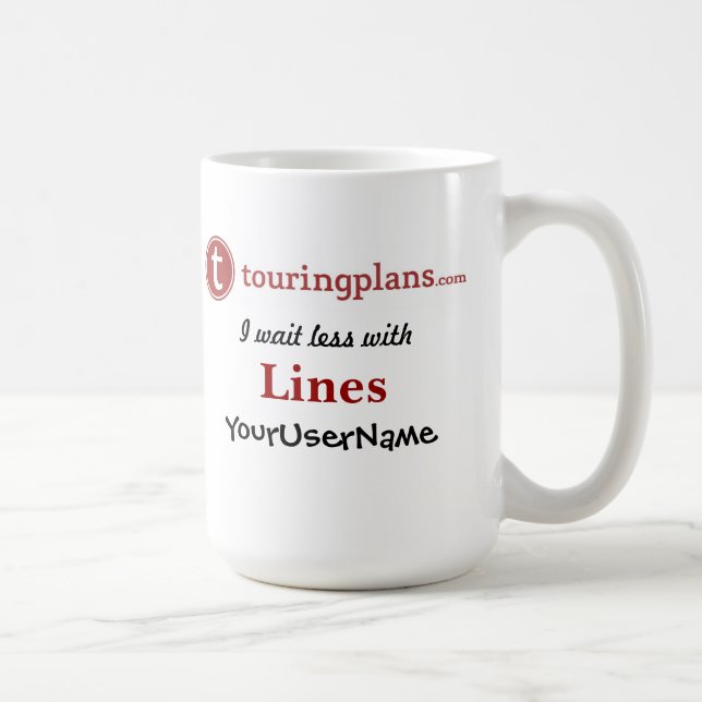 Lines Classic White 15 oz. Mug (Right)