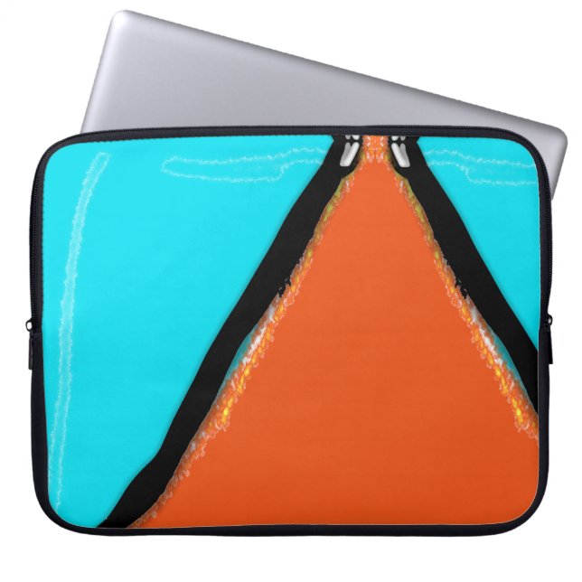 lines  laptop sleeve (Front)