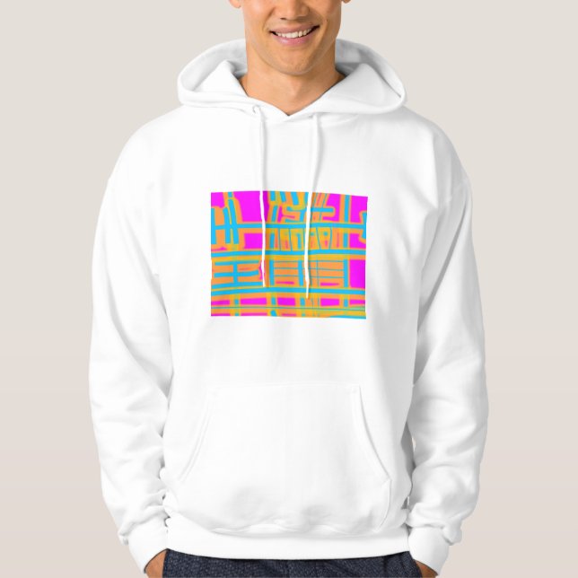 "Lines of Communication" Abstract - Customised Hoodie (Front)