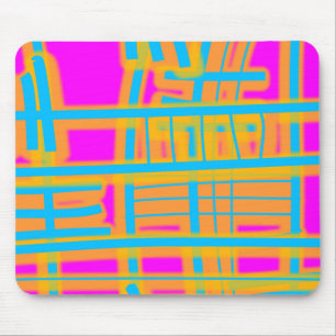 "Lines of Communication" Abstract Mouse Mat