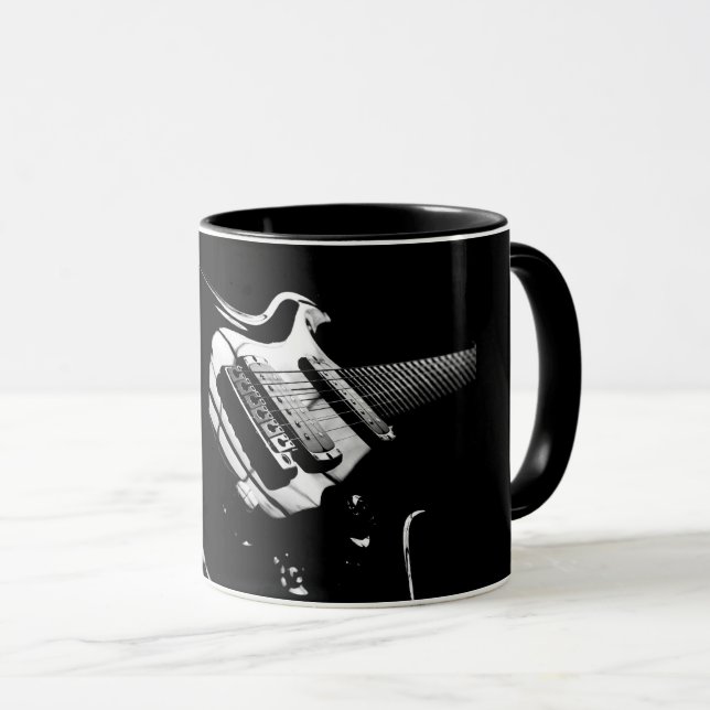 Lines of Music - Guitar Mug (Front Right)