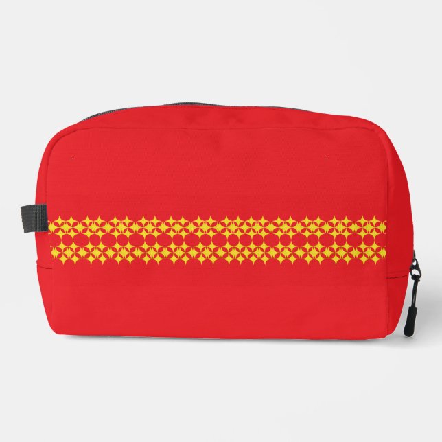 Lines of Stars Dopp Kit (Front)