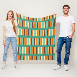 Lines of Stripes  Fleece Blanket