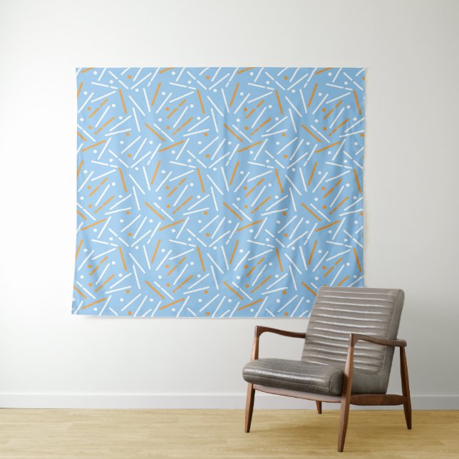Lines Pattern 6 Tapestry (In Situ (Horizontal))