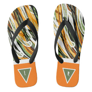 Lines pattern flip flops