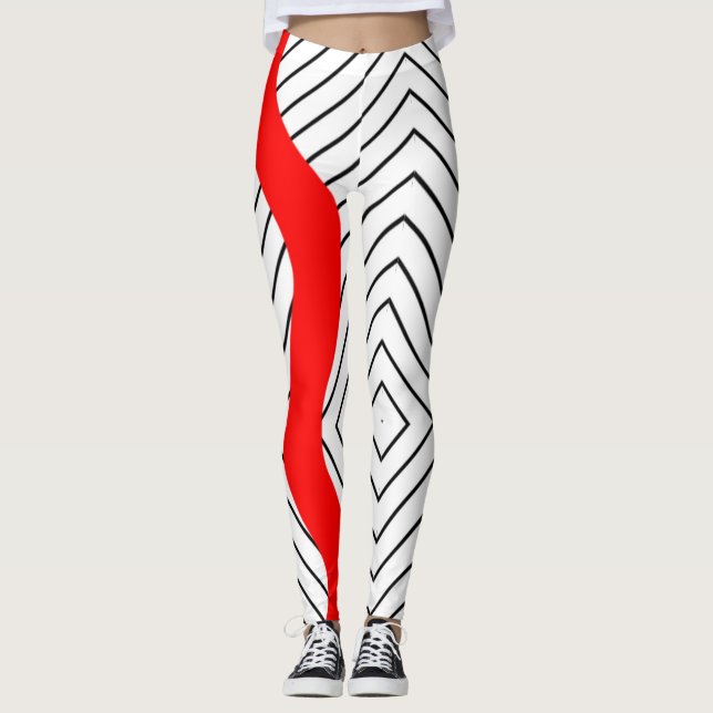 Lines pattern leggings (Front)