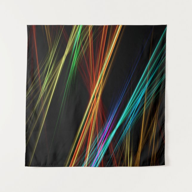 Lines shine background light tapestry (Front)