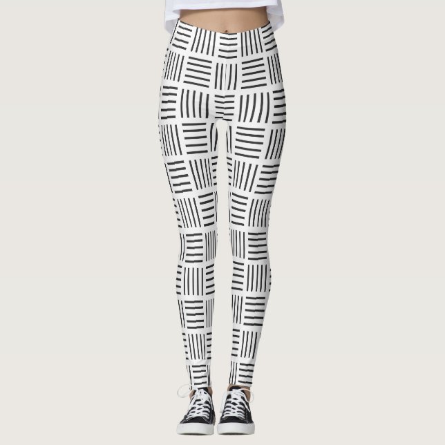 Lines Squared  Leggings (Front)