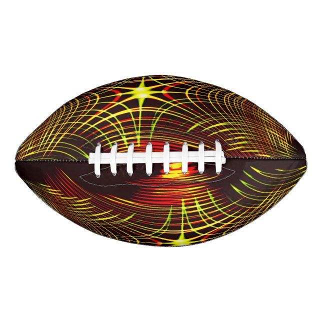 Lines that repeat in wave and light effect? american football (Front)