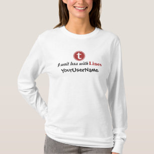 Lines Women's T-Shirt (White & Light Colours)
