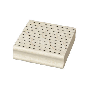 Lines Wood Art Stamp