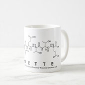 Linette peptide name mug (Front Right)