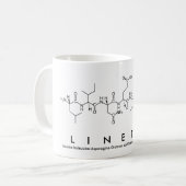 Linette peptide name mug (Front Left)