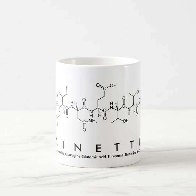 Linette peptide name mug (Center)