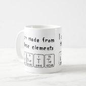 Linette periodic table name mug (Front Left)