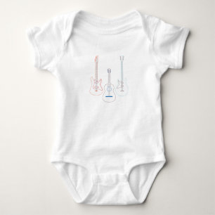 Linework Guitars Baby Bodysuit