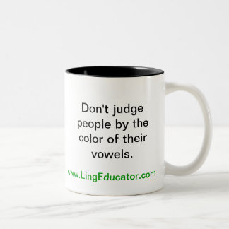 LingEduator Two-Tone Coffee Mug