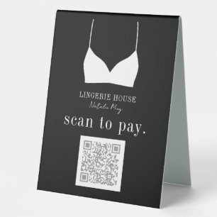 Lingerie Boutique Contactless Pay Apps QR Code