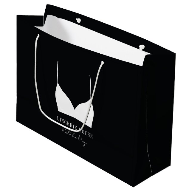 Lingerie Boutique  Large Gift Bag (Front Angled)